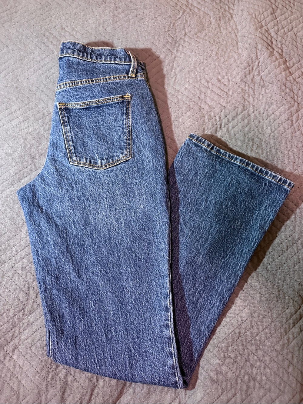 Women's Universal Thread High Rise Bootcut Jeans Size 0/25R - Picture 4 of 4